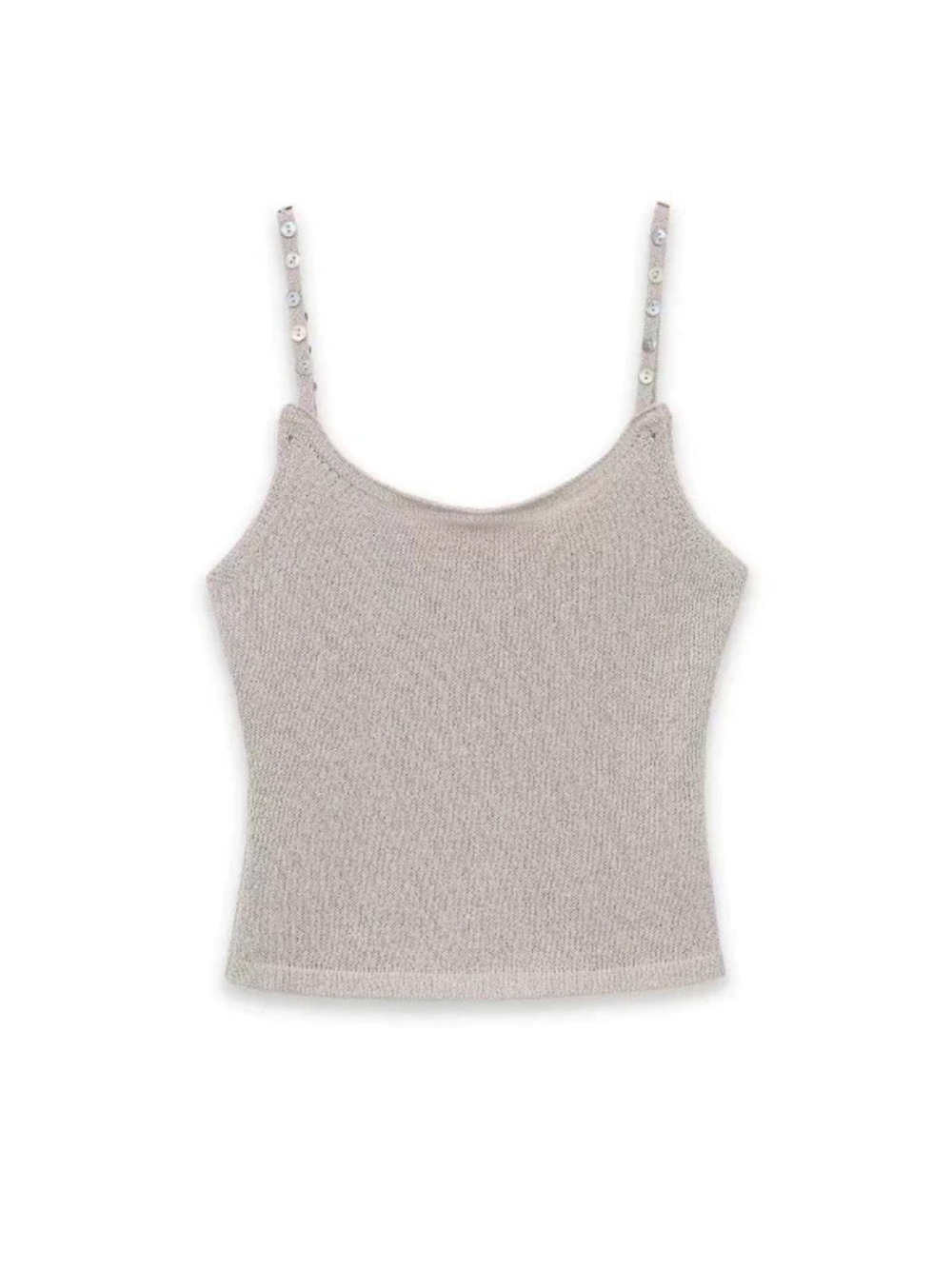 ZARA Versatile Summer Knitted Button Patchwork Vest